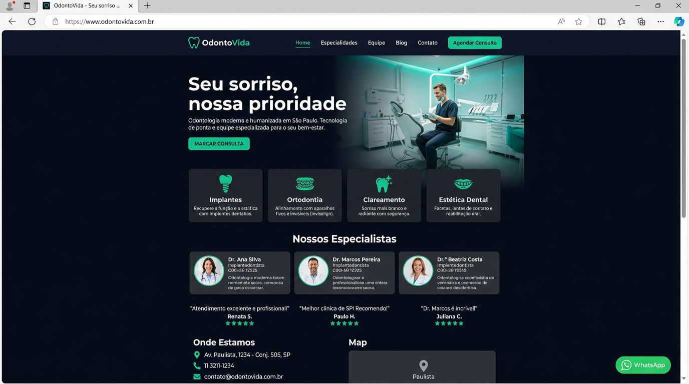 Site para Clínica